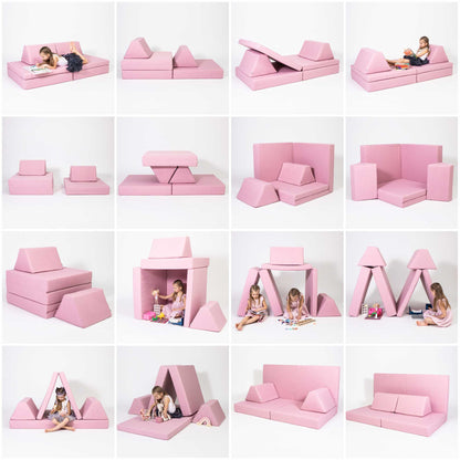16 building shape ideas for pink Monboxy set